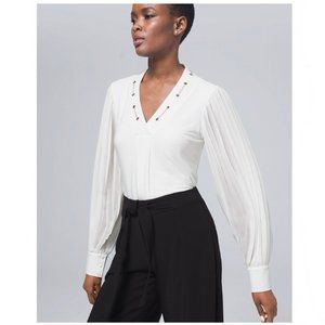 WHBM: Chain-Detail Blouse